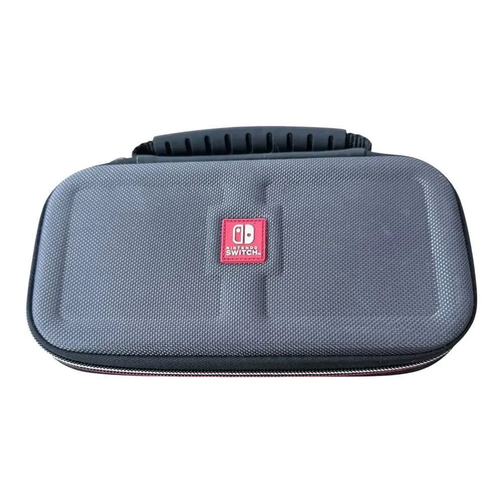 Nintendo Switch Lite Video Game Deluxe Gray Travel Video Game Carrying Case